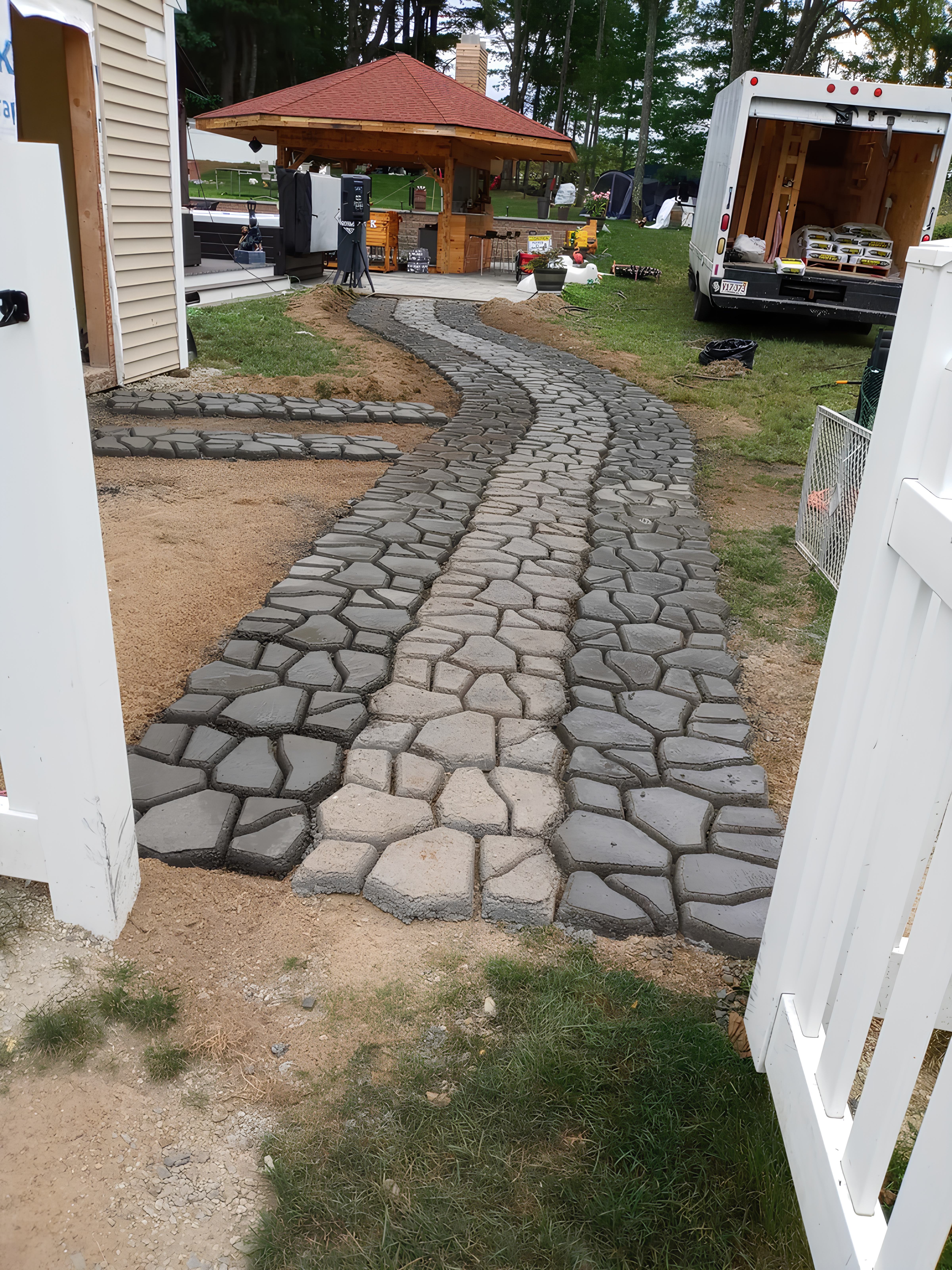 Outdoor Brick Barbecue