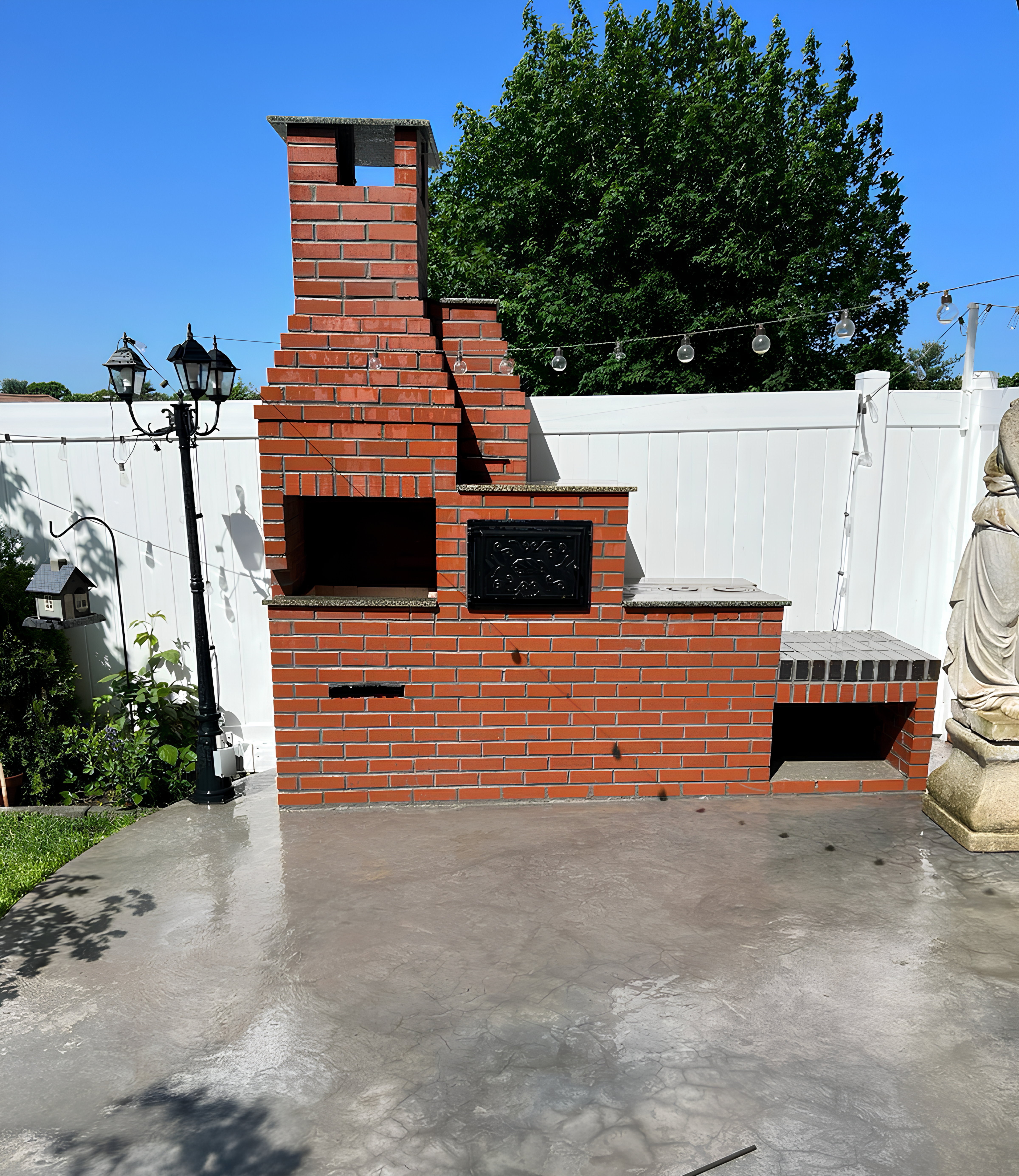 Outdoor Brick Barbecue